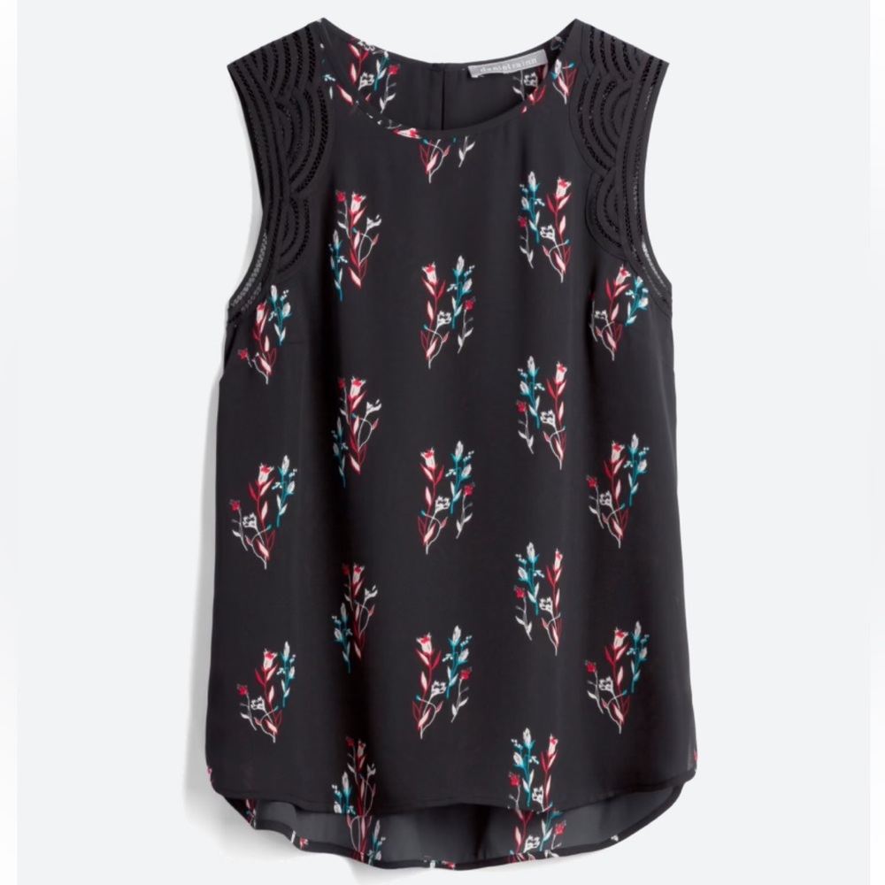 Narcissus Crochet Detail Blouse - Daniel Rainn - NWOT